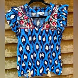 THML blue blouse